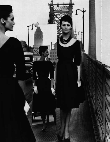 ANNE STE MARIE. ISABELLA ALBONICO. H. CHARLES QUEENSBOROUGH BRIDGE, NEW YORK. 1963