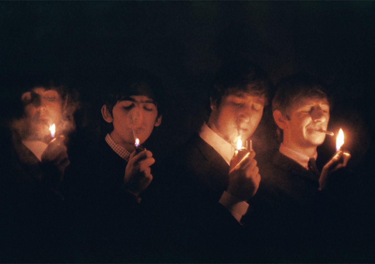 “THE BEATLES. CIGARETTES. PARIS, MARCH 1964”